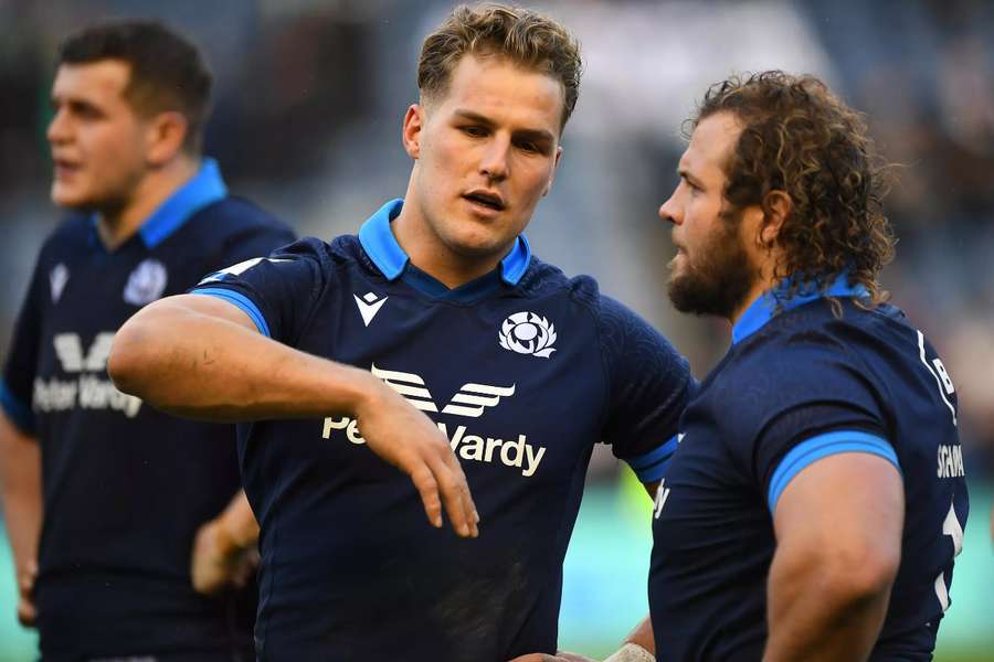 Scotland's star wing Duhan van der Merwe and his teammates bid to end a run of eight successive defeats by the Irish