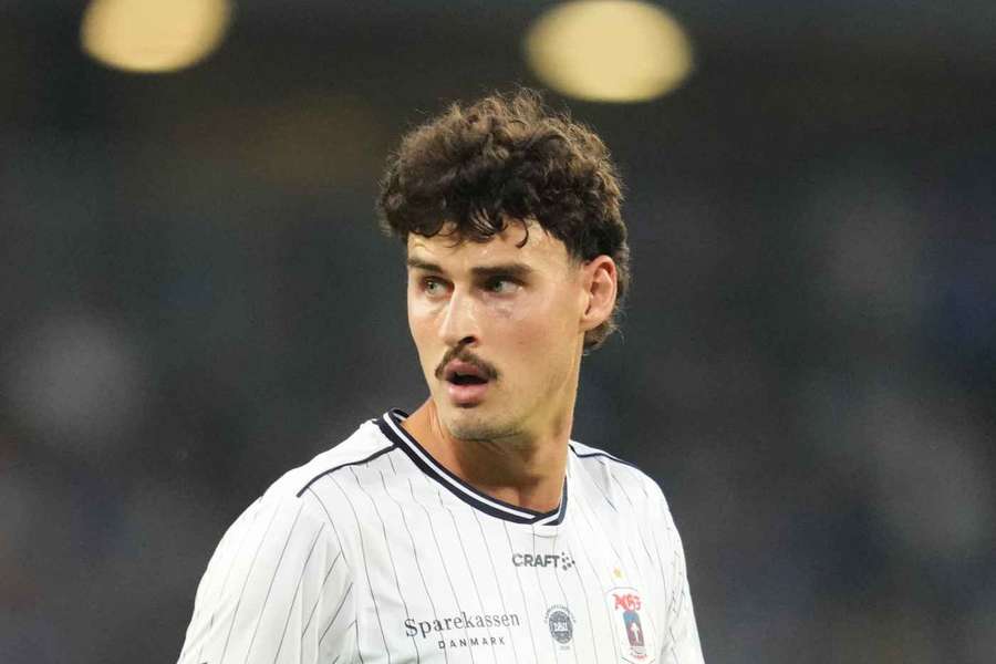Janni Serra scored two late goals for AGF against Silkeborg Janni Serra scored two late goals for AGF against Silkeborg
