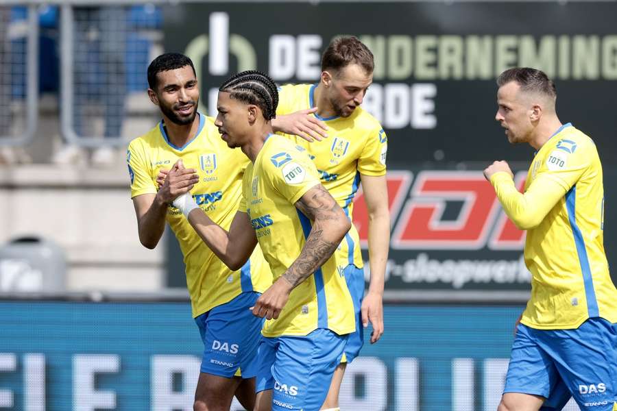 RKC viert een doelpunt tegen Utrecht