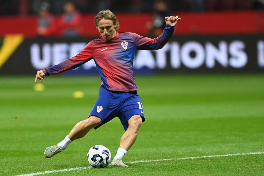 Luka Modric na Stadionie Narodowym w Warszawie zremisował we wtorek z Polską 