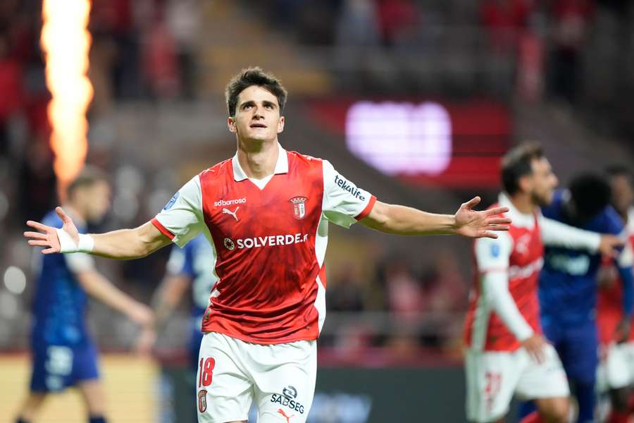 Pau Víctor ao serviço do SC Braga