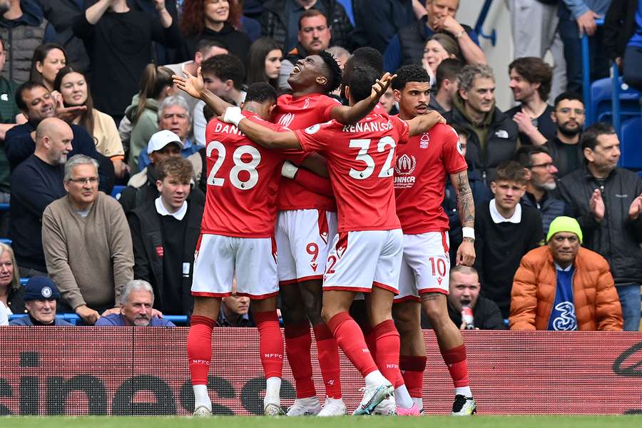 Awoniyi brace cancels out Sterling as Forest hold Chelsea