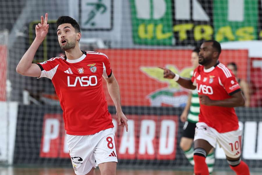 André Coelho apontou o segundo golo do Benfica