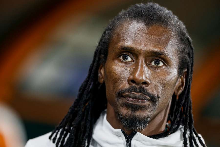 Aliou Cisse during his time as Senegal manager