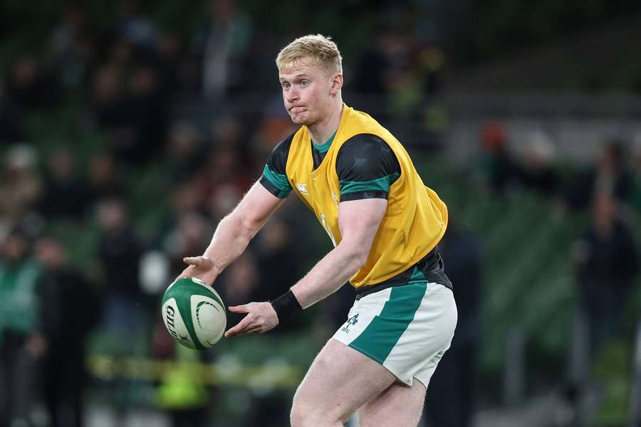 Ireland's Jamie Osborne is one of four players facing injury