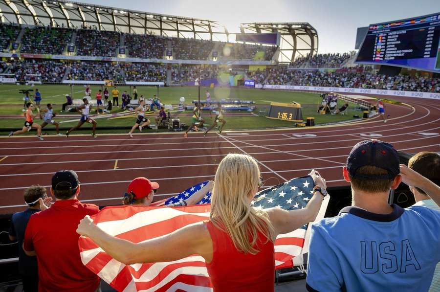 Hayward Field in Eugene is in 2023 het decor van de finale van de Diamond League