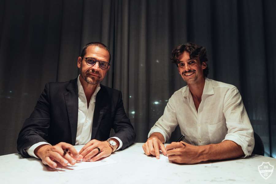 Rui Pedro Braz com Francisco Trincão Rui Pedro Braz com Francisco Trincão