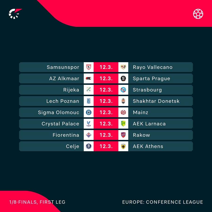Conference League fixtures