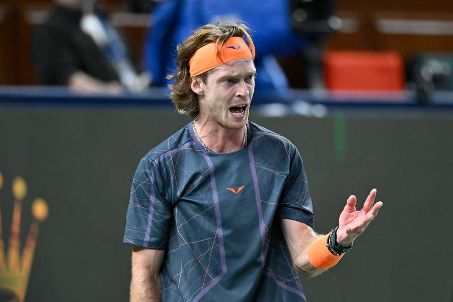 Andrey Rublev spiller mod Grigor Dimitrov om eftermiddagen.