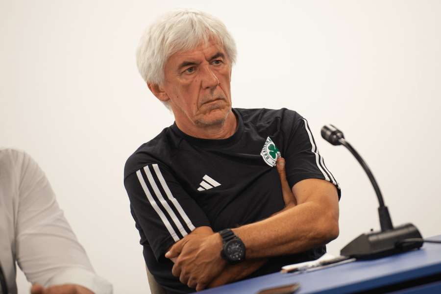 Kouč Panathinaikosu Ivan Jovanovič. Kouč Panathinaikosu Ivan Jovanovič.
