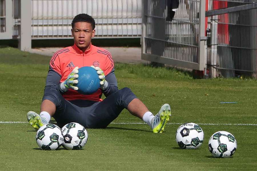 Leonard Prescott im Training. Leonard Prescott im Training.