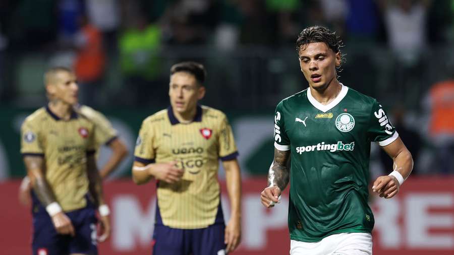 Richard Ríos não comemorou o seu gol contra o Cerro Porteño Richard Ríos não comemorou o seu gol contra o Cerro Porteño