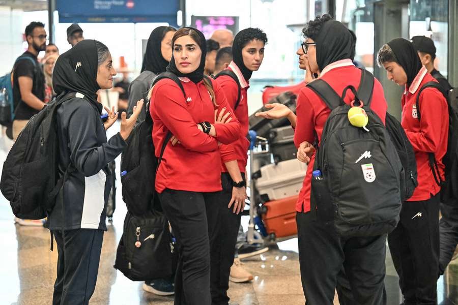 Les Iraniennes en Malaisie ce lundi. Les Iraniennes en Malaisie ce lundi.