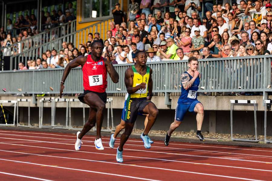 Lo sprint vincente di Desalu
