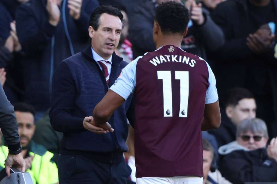 Emery appeared to be frustrated when asked about Watkins' Villa future
