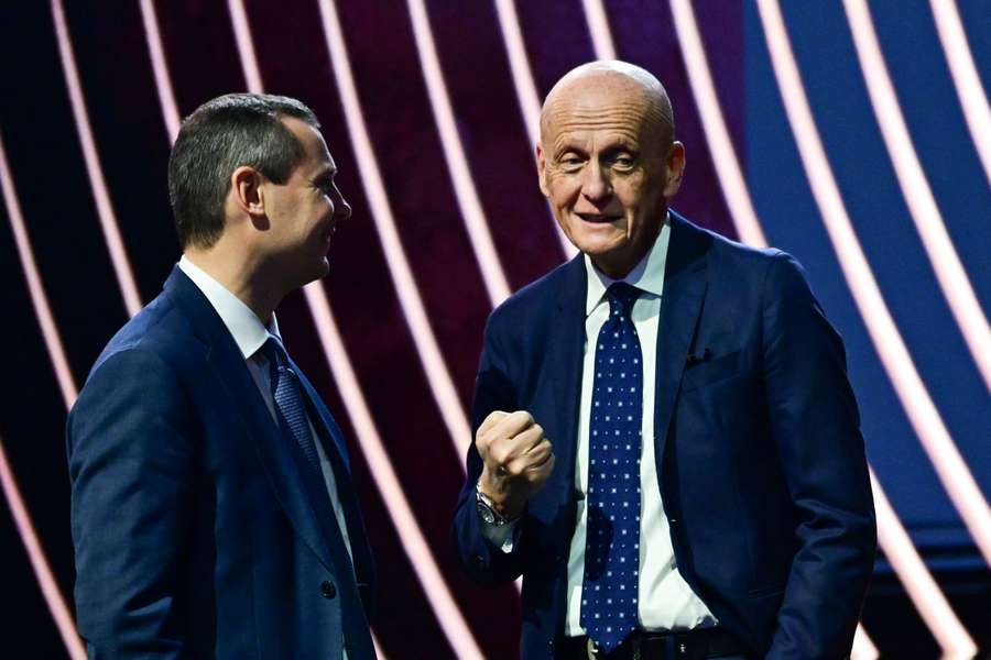 Collina, antes del sorteo del Mundial de Clubes de la FIFA