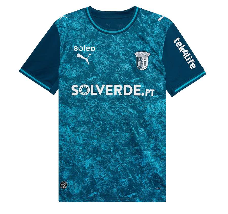 A terceira camisola do SC Braga