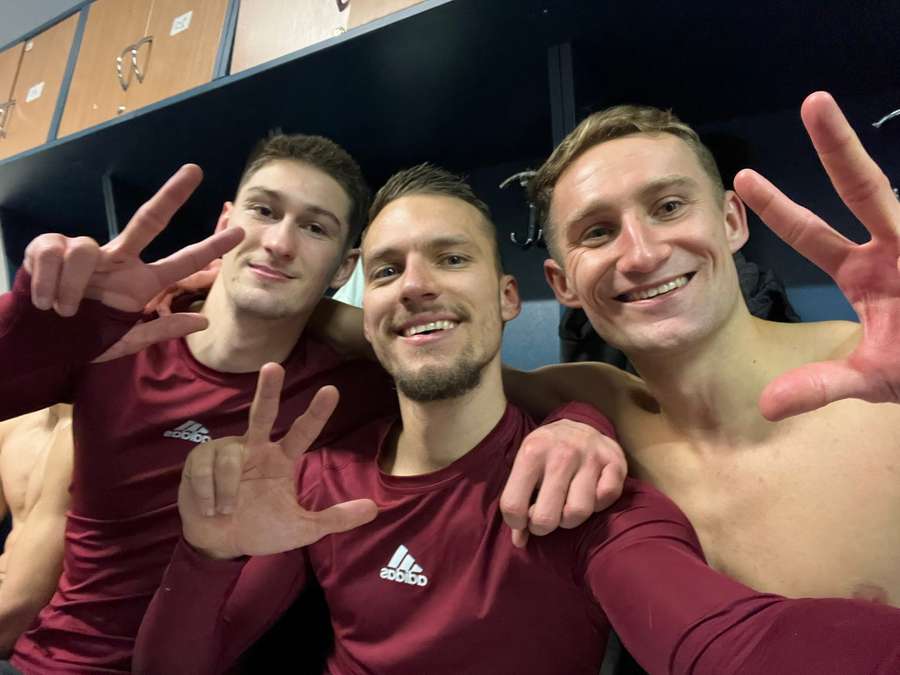Jan Kuchta tvoří společně s Haraslínem a Čvančarou úderné trio. Jan Kuchta tvoří společně s Haraslínem a Čvančarou úderné trio.