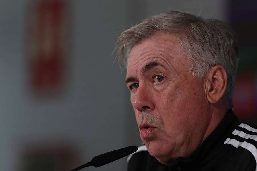 Ancelotti ce samedi en conférence de presse.