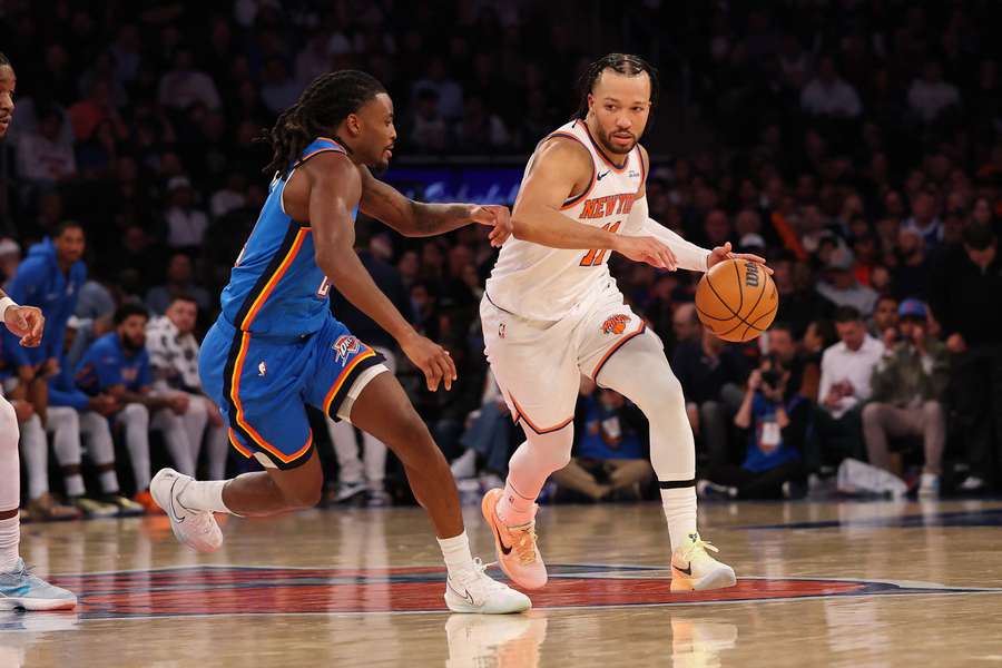 The Oklahoma City Thunder and New York Knicks facing off in the NBA on Wednesday.