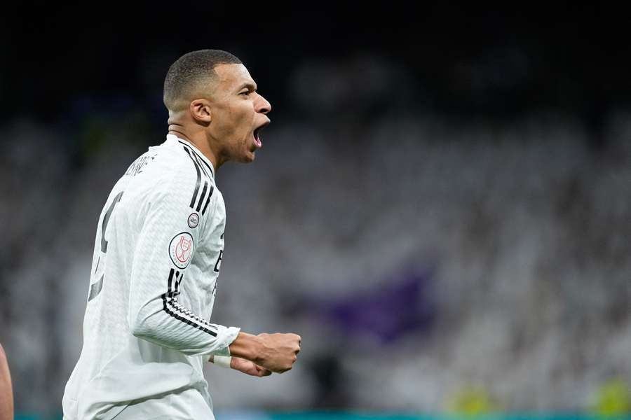 Kylian Mbappé avec le Real Madrid.