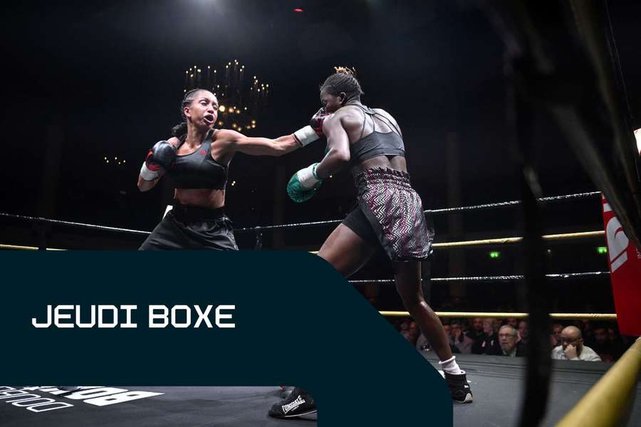 Estelle Mossely boxe pour un titre mondial