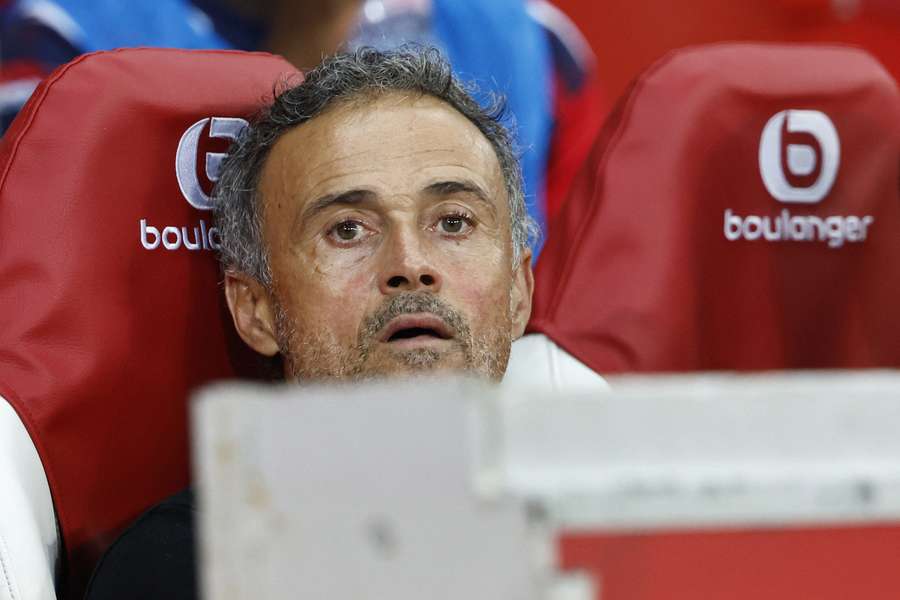 Luis Enrique, treinador do Paris Saint-Germain