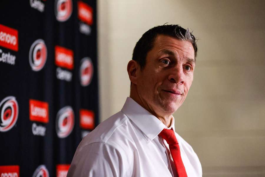 Carolina Hurricanes head coach Bod Brind'Amour