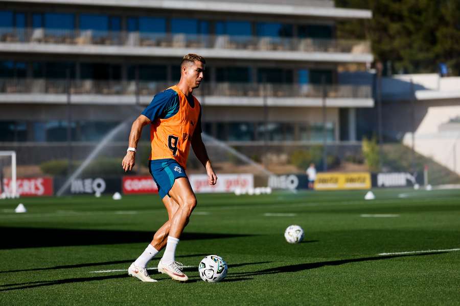 Cristiano Ronaldo, en la Ciudad del Fútbol Cristiano Ronaldo, en la Ciudad del Fútbol
