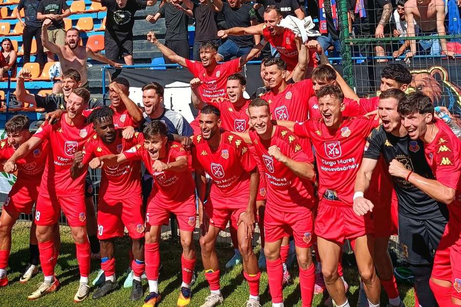 ASA Târgu Mureș a câștigat partida cu Gloria Bistrița