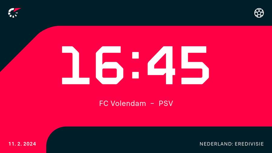 Volendam - PSV