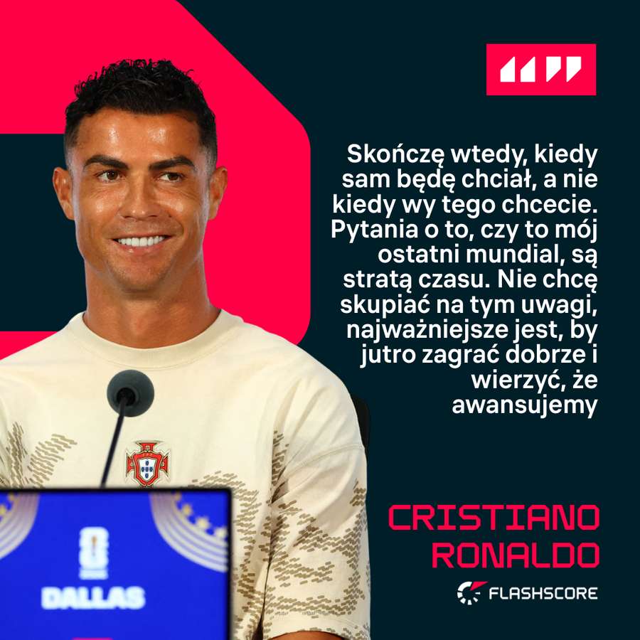 Cristiano Ronaldo darł lekko koty z mediami Cristiano Ronaldo darł lekko koty z mediami