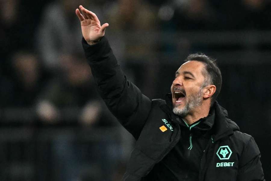 Vítor Pereira durante o jogo com o Everton