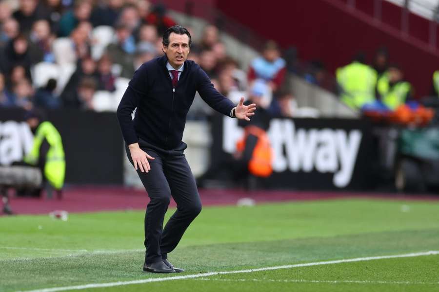 Unai Emery, treinador do Aston Villa