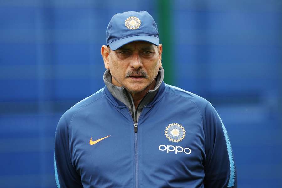  India coach Ravi Shastri during nets