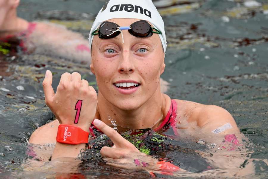 Leonie Beck ist mit dem olympischen Freiwasserschwimmen in der Seine nicht warm geworden.