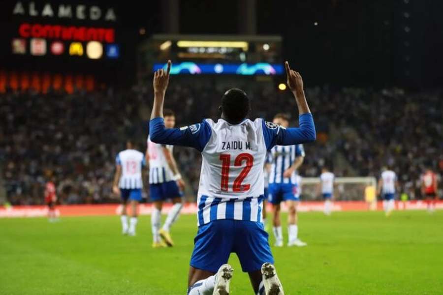Zaidu cumpre a terceira temporada no FC Porto
