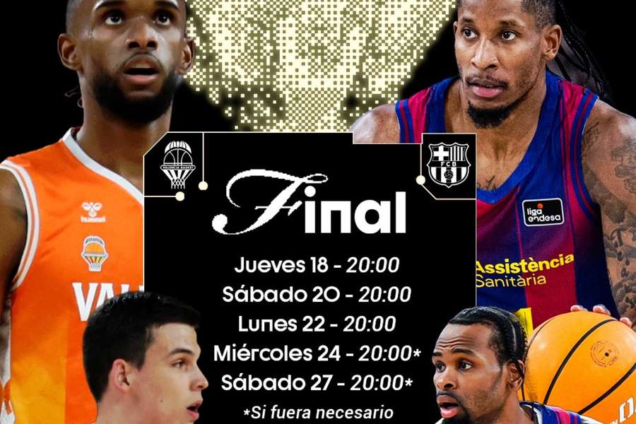 Fechas y horarios de la final del playoff de la liga acb 25/26 Fechas y horarios de la final del playoff de la liga acb 25/26