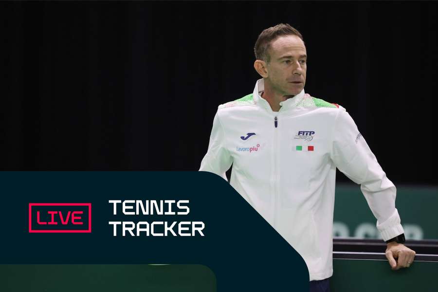 Filippo Volandri, capitano dell'Italia alla Coppa Davis