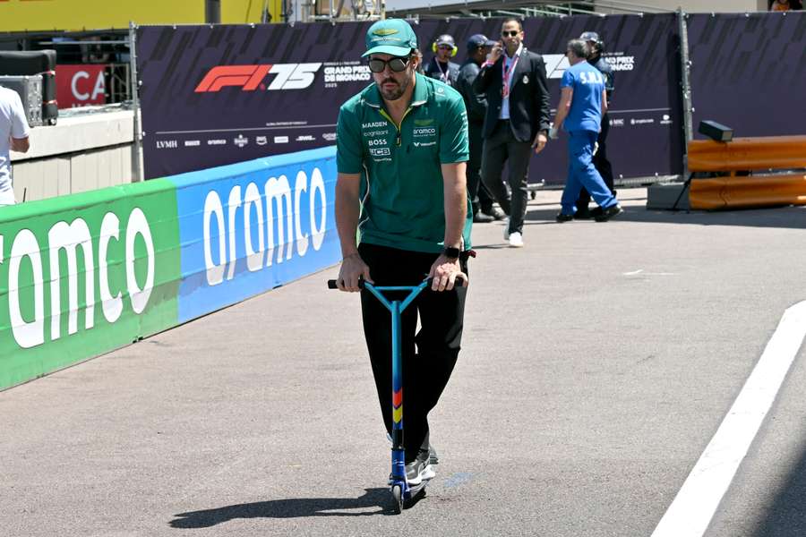 Alonso, en Mónaco
