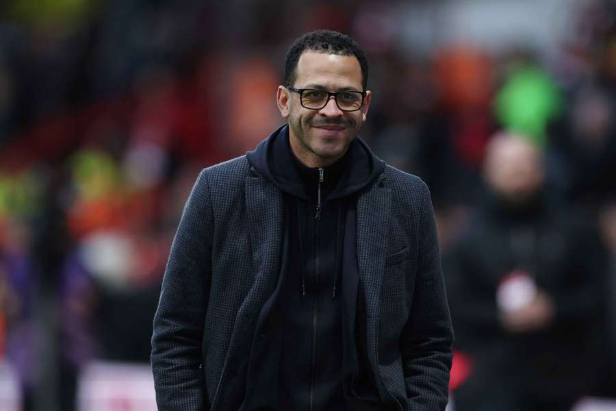 Chelsea manager Liam Rosenior before the match