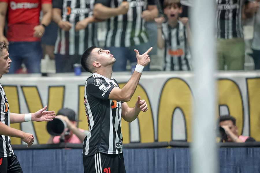 Battaglia fez o gol que manteve o Galo vivo na Liberta