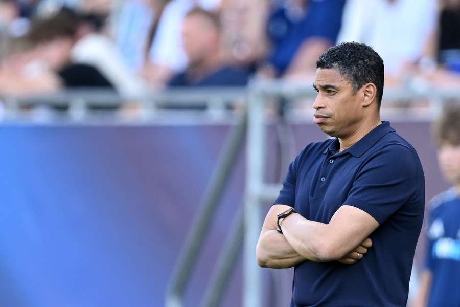 Michael Reiziger saw his side struggle in the first half Michael Reiziger saw his side struggle in the first half