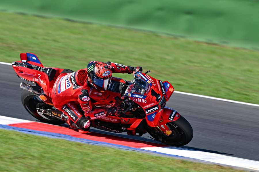 Bagnaia, el más rápido de momento en Misano