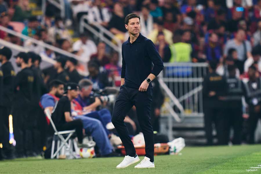 Xabi Alonso, durante la final de la Supercopa de España Xabi Alonso, durante la final de la Supercopa de España