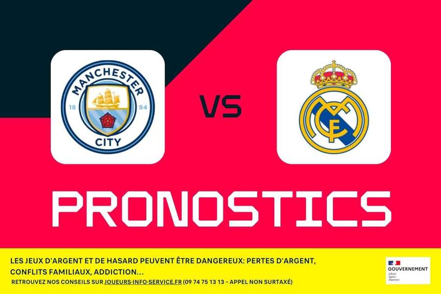 Manchester City - Real Madrid : Pronostics, meilleures paris et cotes (Ligue des champions)