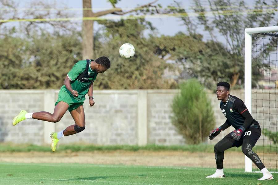 Kenya's players in training Kenya's players in training