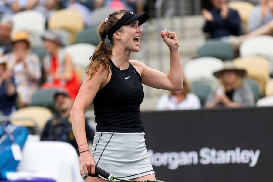 Svitolina voltou a vencer depois da interrupção na carreira por ter sido mãe