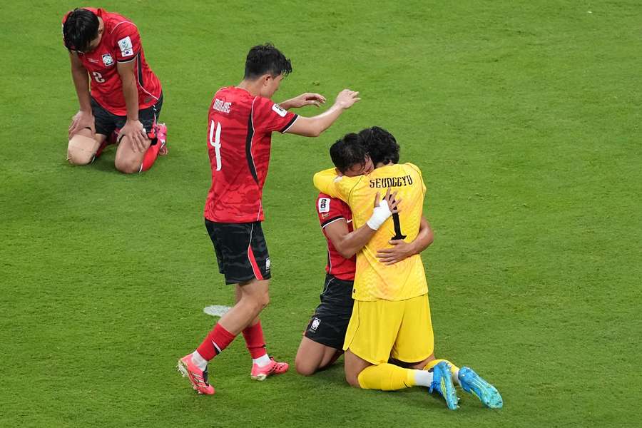 Südkorea freut sich über einen perfekten WM-Auftakt Südkorea freut sich über einen perfekten WM-Auftakt