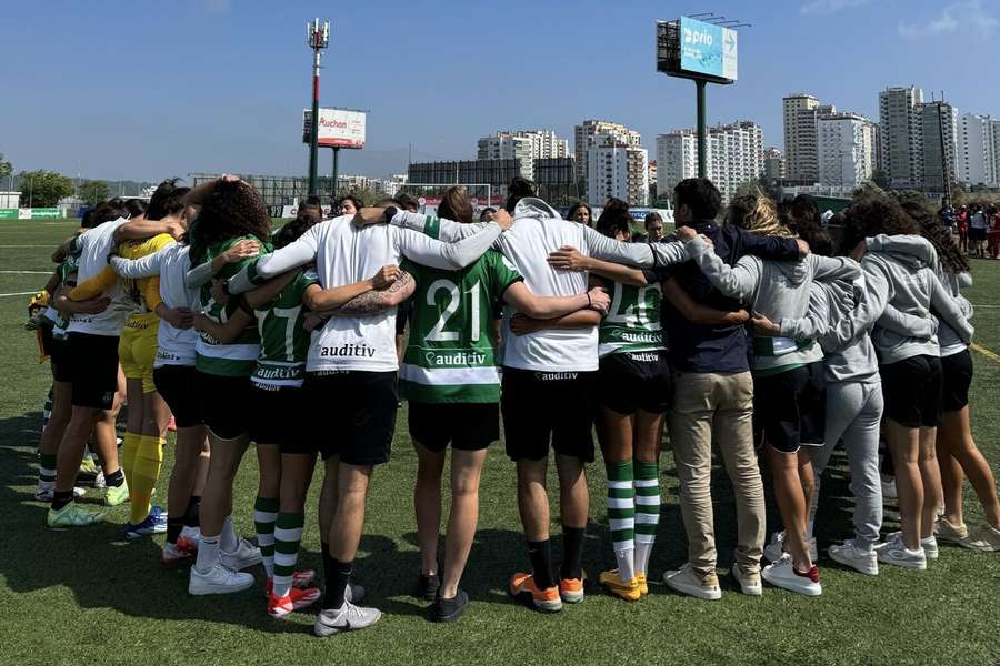 Sporting venceu na Damaia mas foi insuficiente para chegar ao título